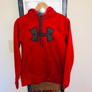 ⭐️⭐️PERFECT CONDITION Under armor Men's red hoodie